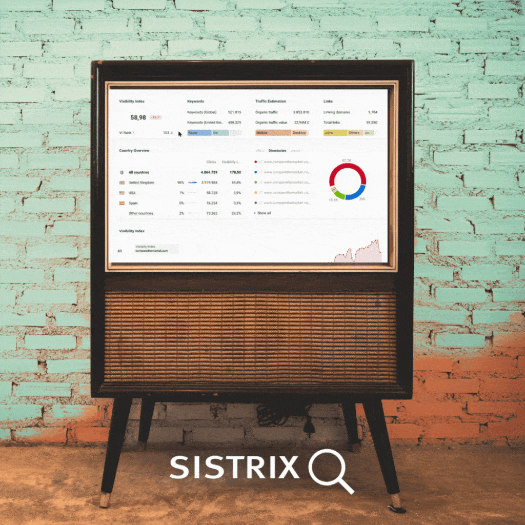 sistrix dashboard seo tool