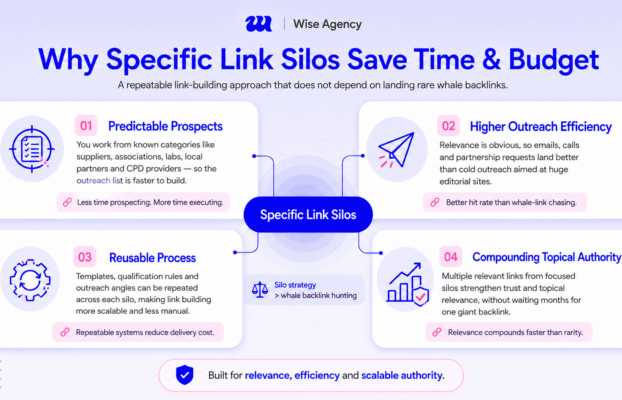 How Wise Agency Utilises Dental Link Building Silos for SEO (Case Study)
